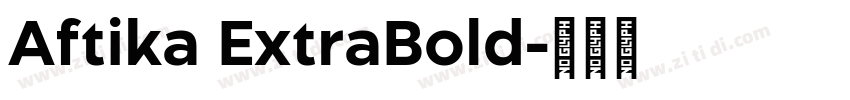 Aftika ExtraBold字体转换
